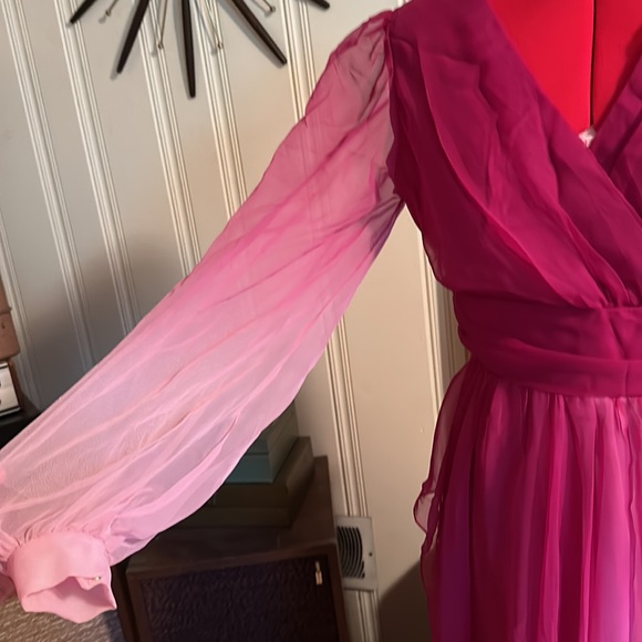 Vintage Pink Ombré Barbie movie Cocktail Dress - Picture 5 of 10